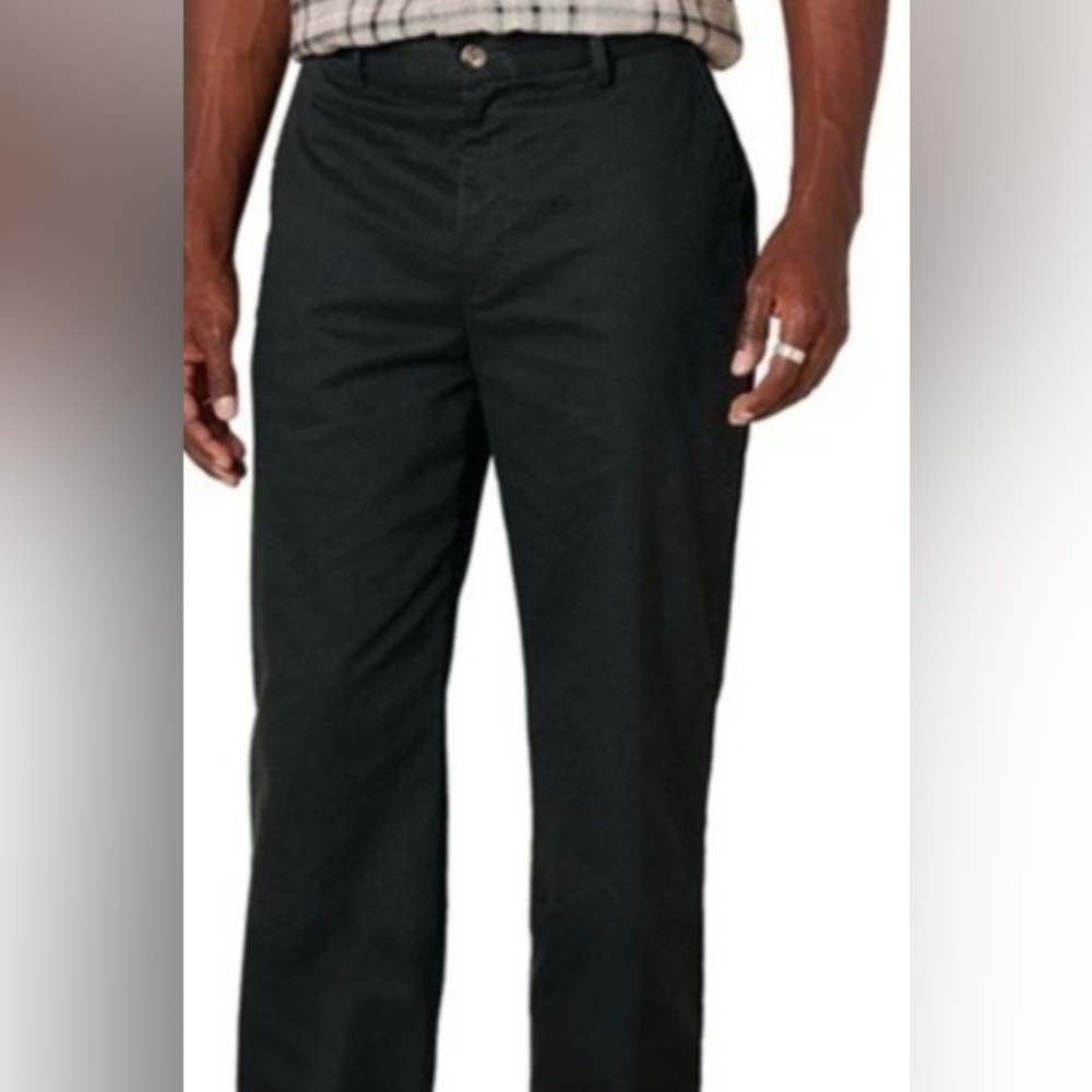 Amazon Essentials Men’s Black Chino Pants 56Wx34L NWT